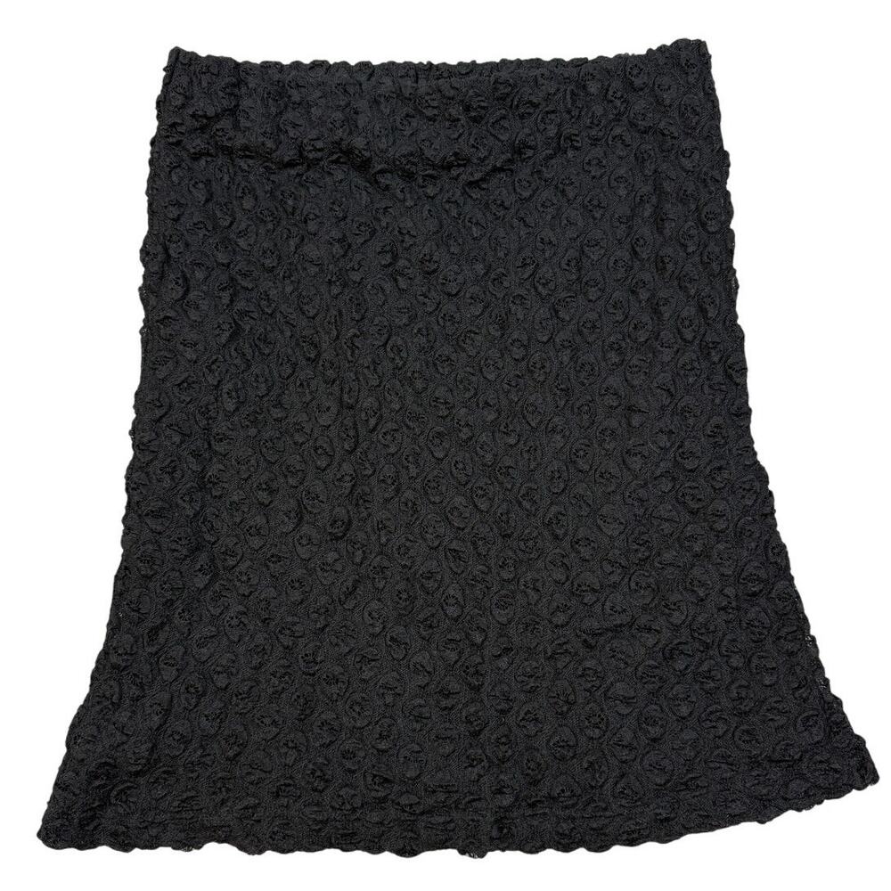 NA-KD Womens Size S Black Fitted Structured Skirt